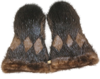 Glacier Wear Alaska Musher Mittens Beaver & Otter mts1006