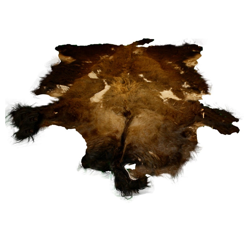 Glacier Wear Second Quality Buffalo Bison Robe Hide Rug #0975