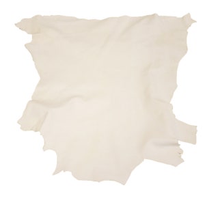Glacier Wear Leather Buckskin Hide First Quality Natural White lth1959