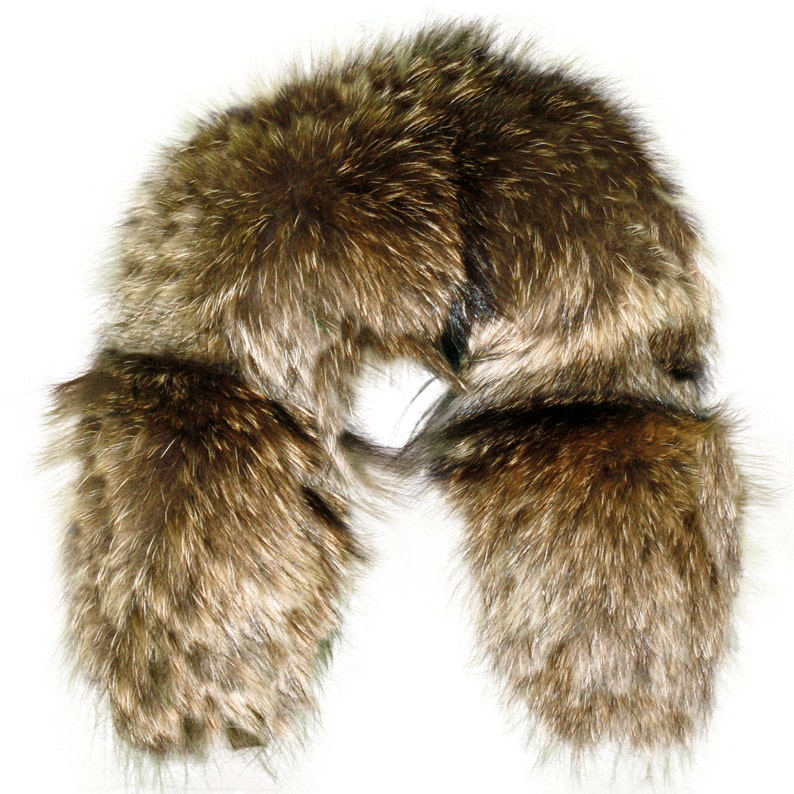 Glacier Wear Finn Raccoon Fur Ruff 24 Inches - Etsy