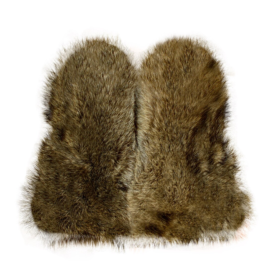 Glacier Wear Raccoon Fur Gauntlet Mittens Mts1010 - Etsy