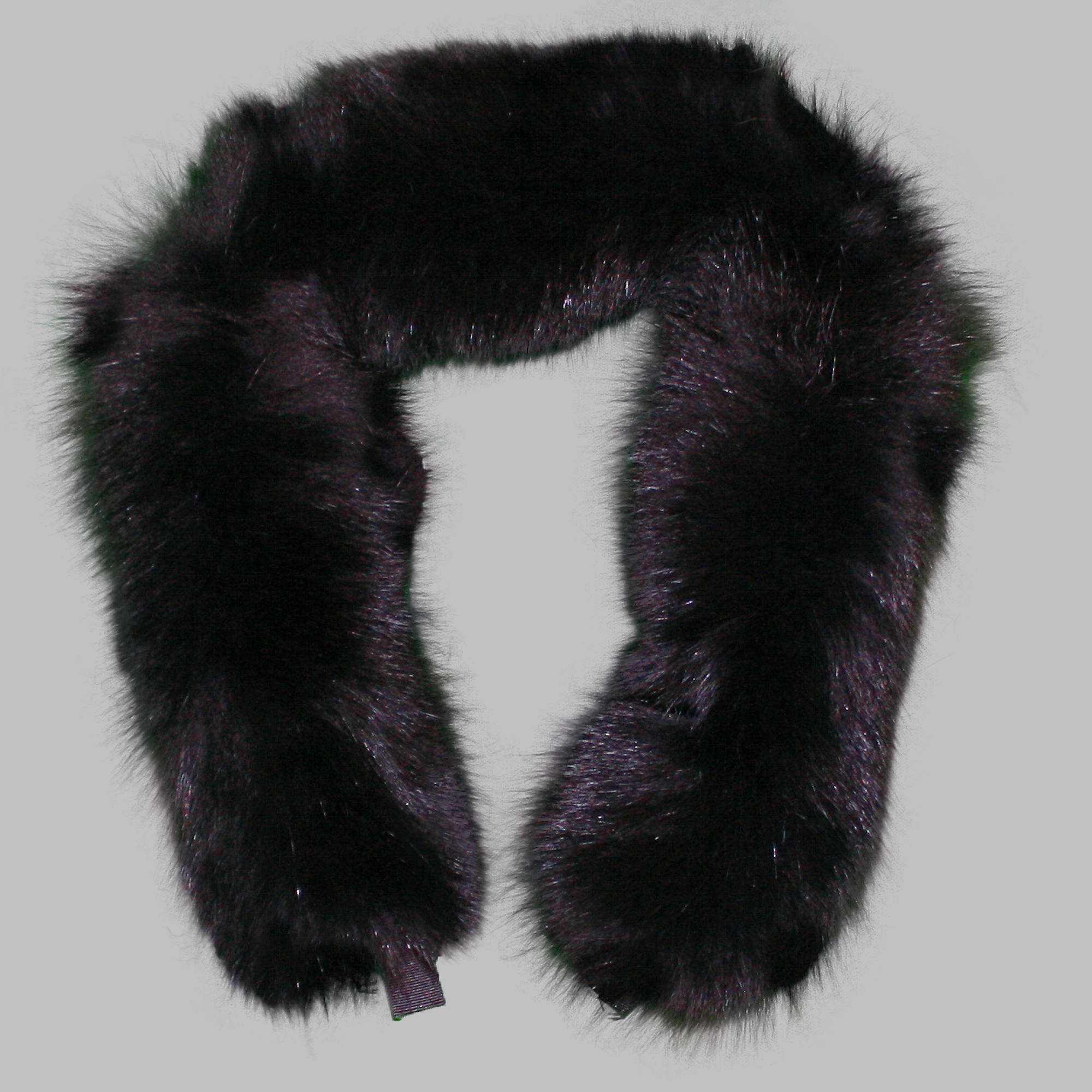 Flake Black Ruff Glacier Wear Black Fox Fur Ruff 28 Inches Fxx118 - Etsy