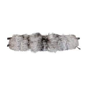 Glacier Wear Ranch Raised Silver Fox Fur Ruff 28 inches fxx101