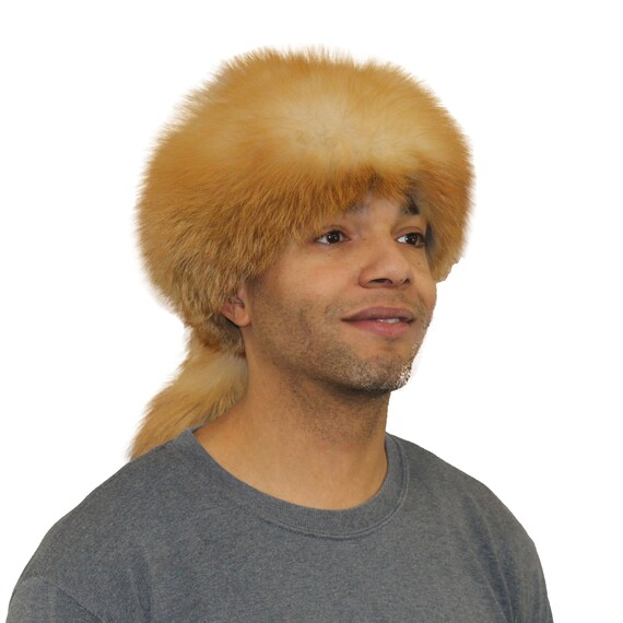 Red Fox Daniel Boone Style Fur Hat- Hts1805 - Etsy display picture 1