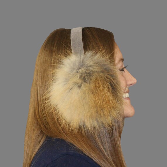Glacier Wear Red Fox Fur Ear Muffs Mff1150 - Etsy