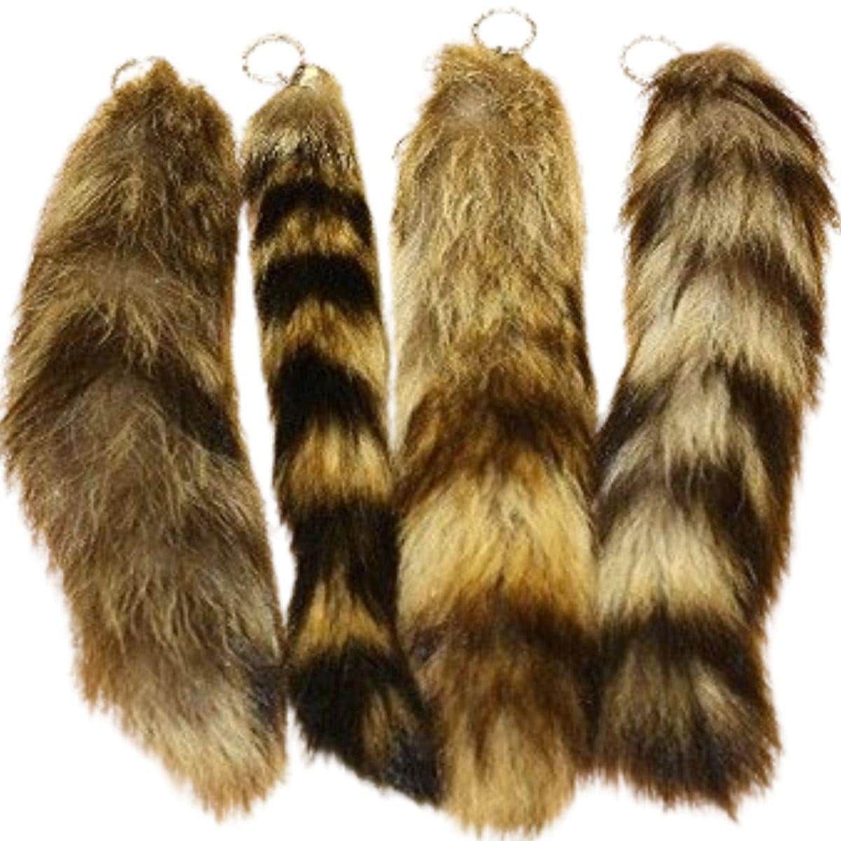 Glacier Wear Imported Raccoon Tail Keychain - rcn1600atlbc