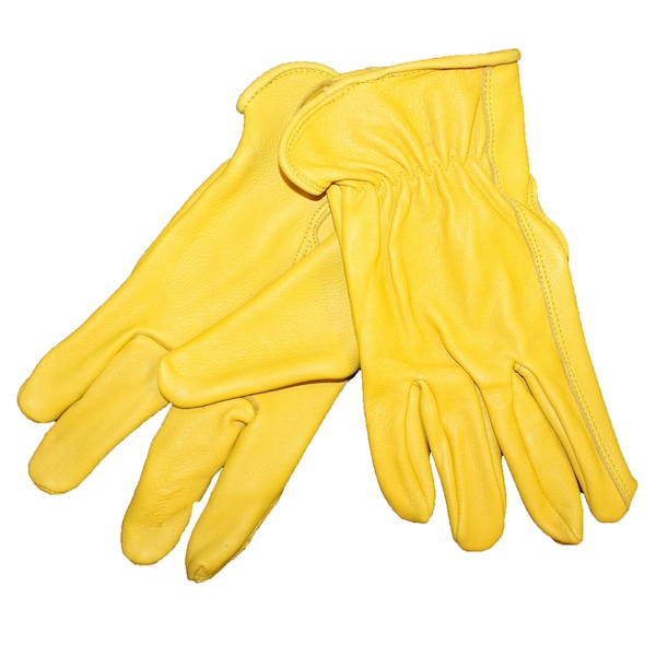 Glacier Wear Men's Deerskin Gold Gloves - Work Grade - mts1143