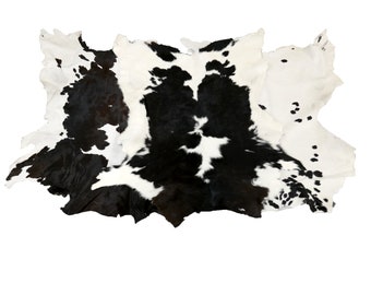 Glacier Wear Calf Hide Hair-On Black and White cvh1005