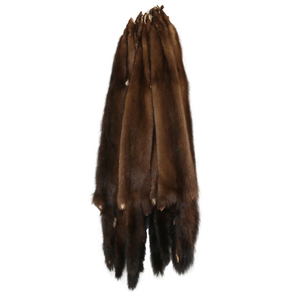 Glacier Wear Wild Male Mink Pelt - mnk1010