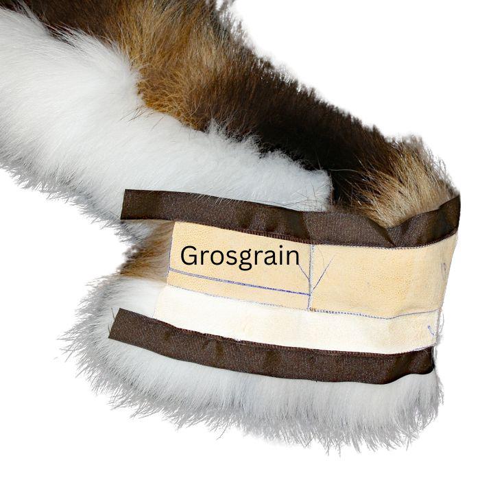 Glacier Wear Wolverine & White Finn Raccoon Fur Ruff 28 Inches