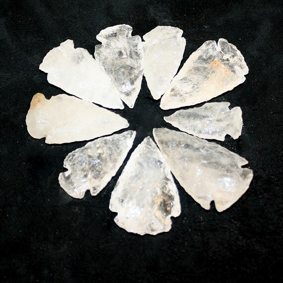 Crystal Arrowheads Etsy