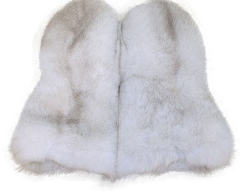 Glacier Wear Blue Fox Fur Gauntlet Mittens mts1070