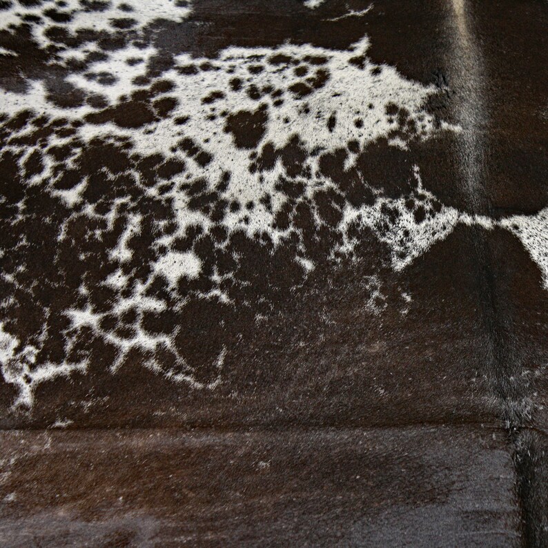 Glacier Wear Longhorn Cow Hide Leather Hair-On Rug #174