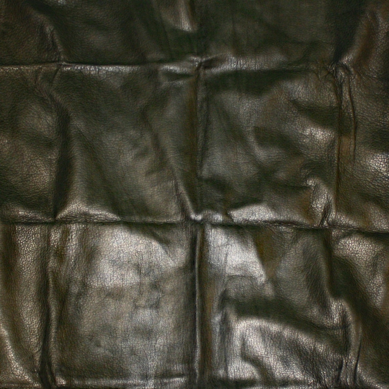 Glacier Wear Pre-Cut Leather Buckskin Hide Black lth3003