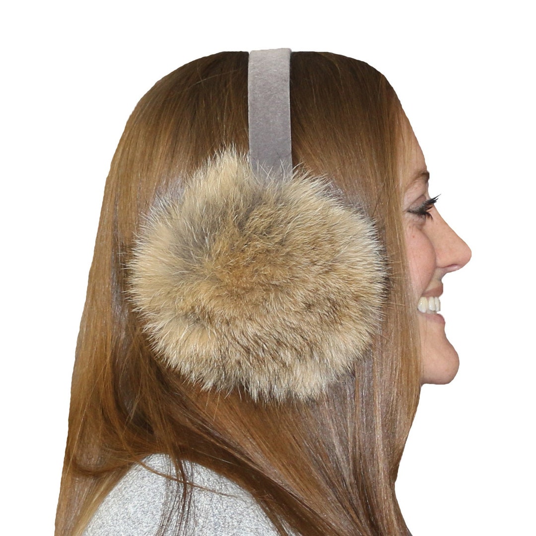 Glacier Wear Coyote Fur Ear Muffs Mff1110 - Etsy