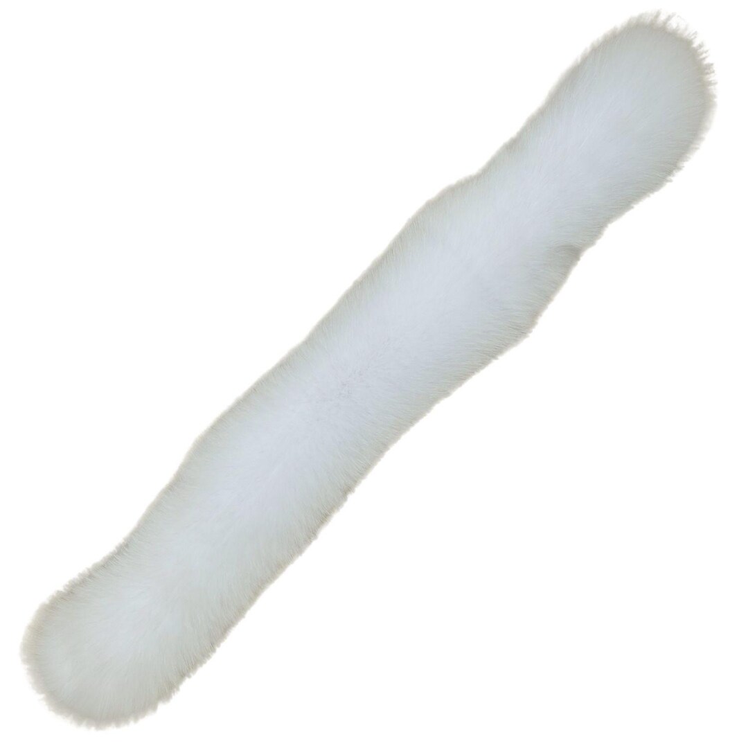 Fox Ruff Glacier Wear White Fox Fur Ruff 28 Inches Fxx117 - Etsy