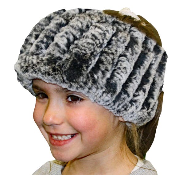 Glacier Wear Rex Rabbit Fur Headbands Neck Warmers Collars  display picture 1