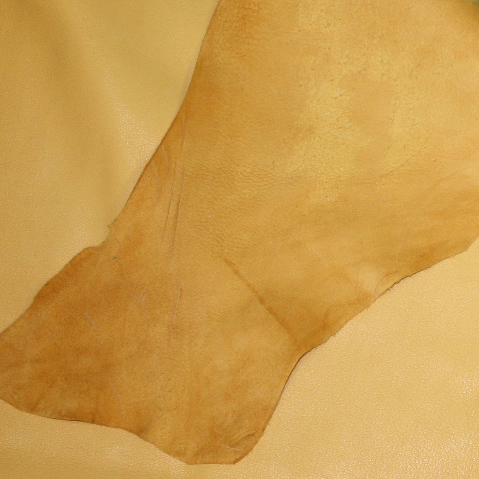 Glacier Wear Leather Buckskin Hide First Quality Squash Blossom Lth1961