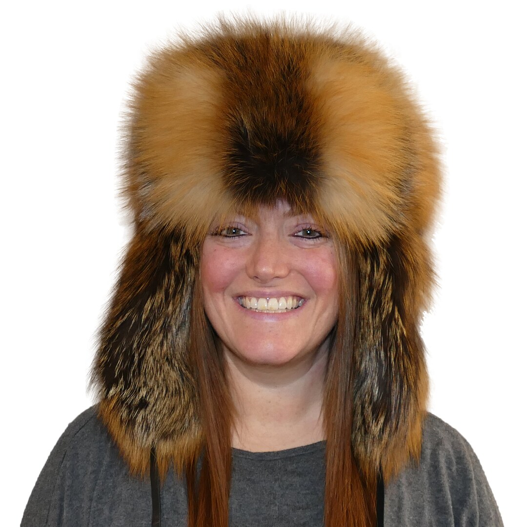 Glacier Wear Cross Fox Russian Trooper Hat Hts1301 - Etsy
