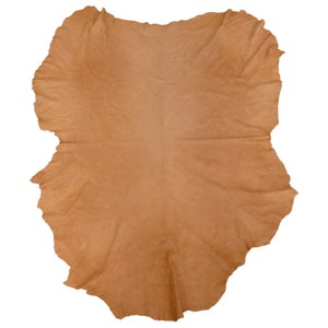 Glacier Wear Reindeer Leather - Naked Top Grain - Rust