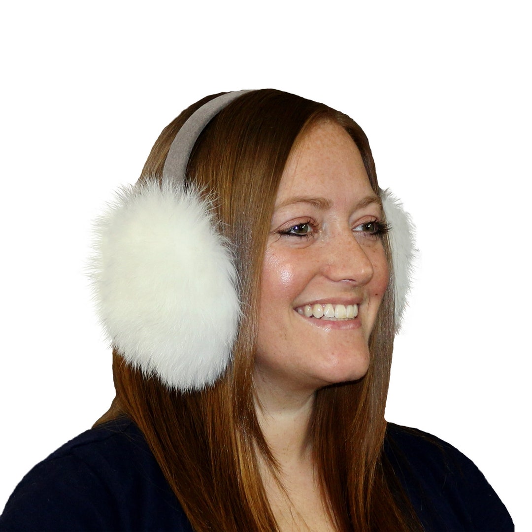 gfore /WOMENS ECO FUR イヤーウォーマー Glacier Wear Shadow Fox Fur Ear Muffs Mff1175 - Etsy
