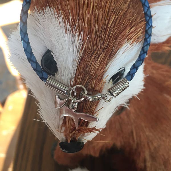 Sly Fox Braided Leather Charm Bracelet