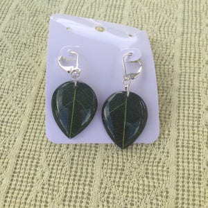 Leaf Sterling Silver Earrings
