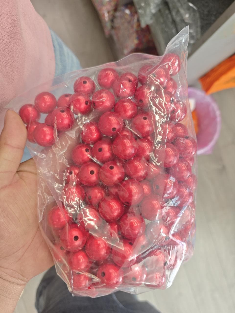 100-Piece Mixed Color 3D Illusion Acrylic Miracle Beads - 8mm Round Spacer Beads For Jewelry Making