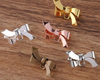 Bulk 20 pcs Tie Pin, Lapel Pin Tie Tack, Blank,Back Brooch Collar Clip with ring of pendant