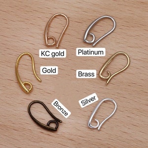 Bulk 50 pcs Earwires, Leverback Earwires Earring Hooks Earring hoops