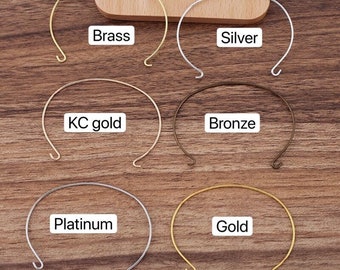 Bulk 50 pcs Bracelet Bangle connector chain Blanks brass base