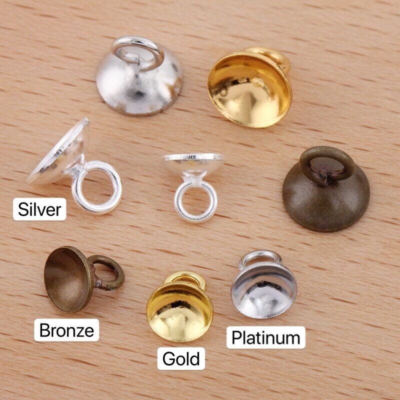 Bulk 100 pcs end caps hat cover for glass globe brass base