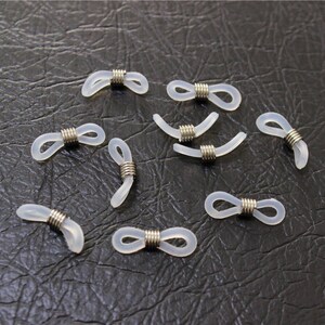 Sujeción de cadena para gafas de silicona, 19 mm de longitud. imagen 3