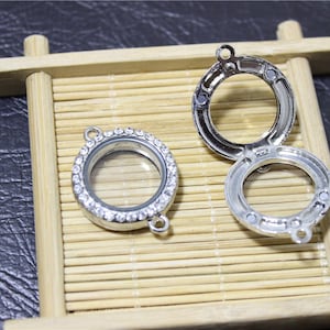 1 pcs pendant charm round photo-frame memory lucky