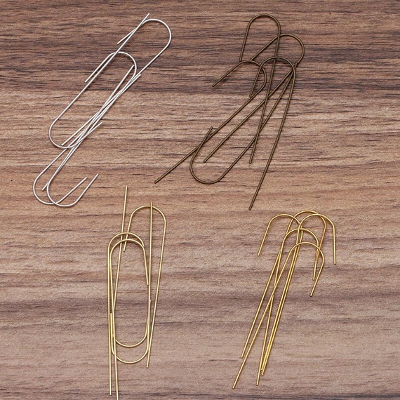 UNICRAFTALE 100 Pcs Boucles D’Oreilles Leverback Acier Inox 21x14mm – Plateau 12mm Pour Cabochons, Fabrication Bijoux