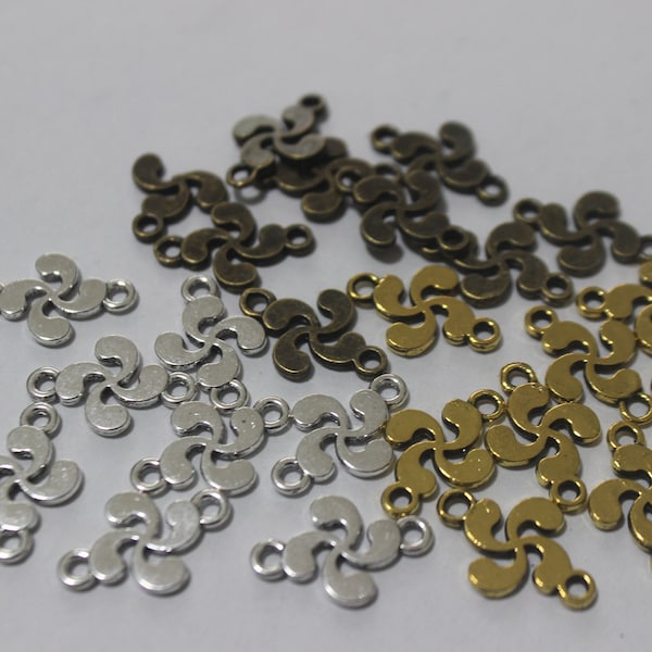 Pendentif Bronze – Cœur Concentrique – Bijou Neuf Avec étiquette