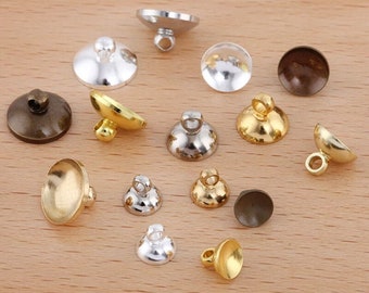 Bulk 100 pcs end caps hat cover for glass globe brass base