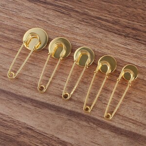 50 pcs supports broche pour cabochon métal en laiton image 3