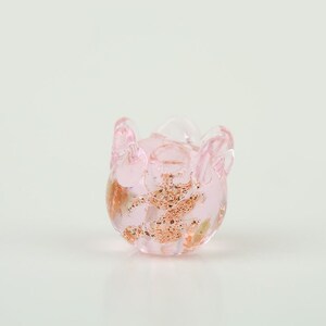 10 pcs perles en verre de façon Murano lampwork fleur Muguet image 2