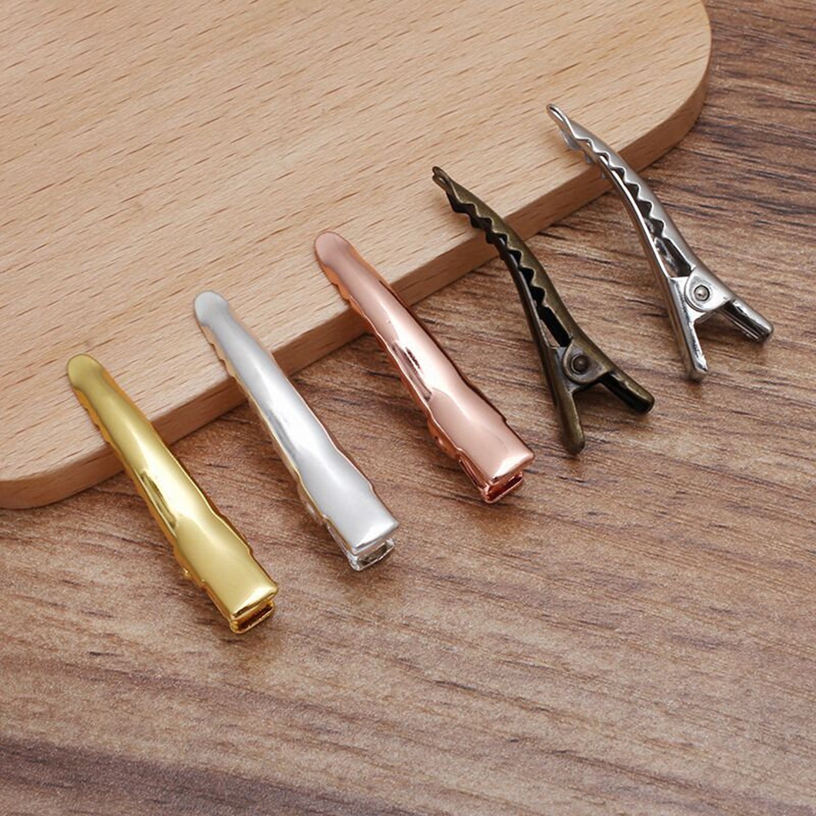 Bulk 50 pcs hair clips Blanks Brass zinciron metal Etsy
