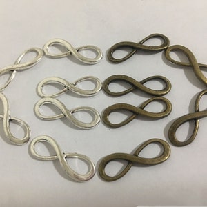 pendants charms connector metal antique silver /bronze