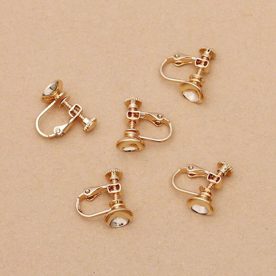 Bulk 20pcs Bezel Lever Back Earring Clip Screw Backs Non Etsy