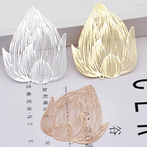 10 pcs pendants charms leaf print pattern brass base top quality