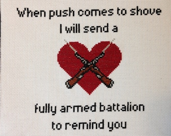 PDF Pattern - Hamilton Inspired Cross Stitch