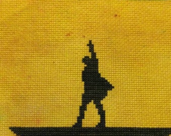 PDF Pattern - Broadway Inspired Cross Stitch - Hamilton