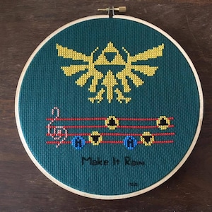 PDF-patroon - Hyrule Crest en Song of Storms