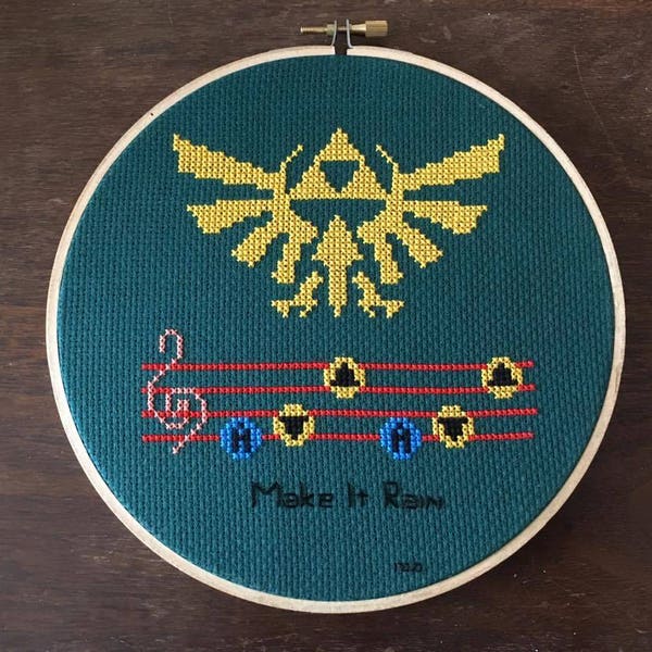 PDF Pattern - Hyrule Crest and Song of Storms