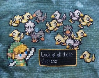 PDF Pattern - All Those Chickens!