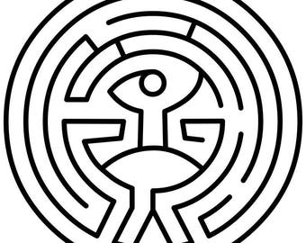 PDF Pattern - Westworld Maze
