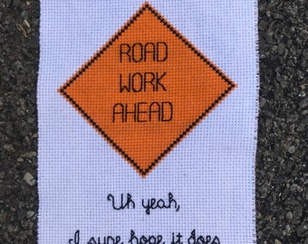 PDF Pattern - Road Work Ahead